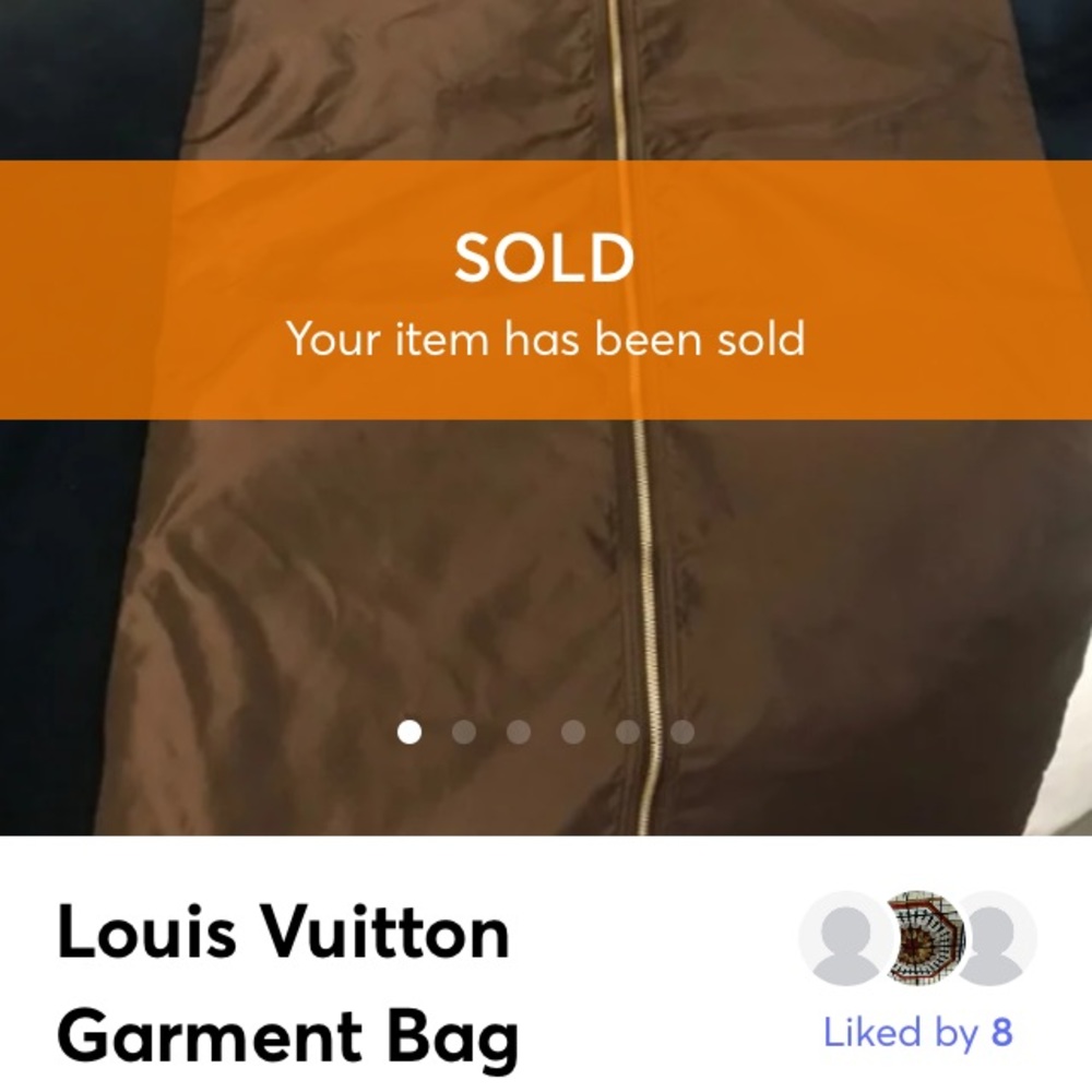 Louis Vuitton foldable Garment Bag
